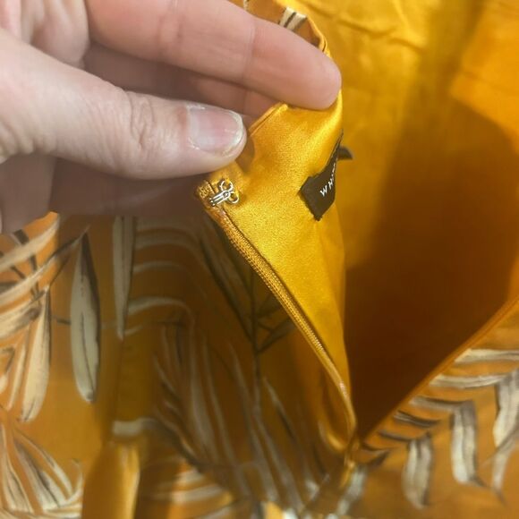 Palm-Print Midi Dress White House Black Market - Picture 13 of 15